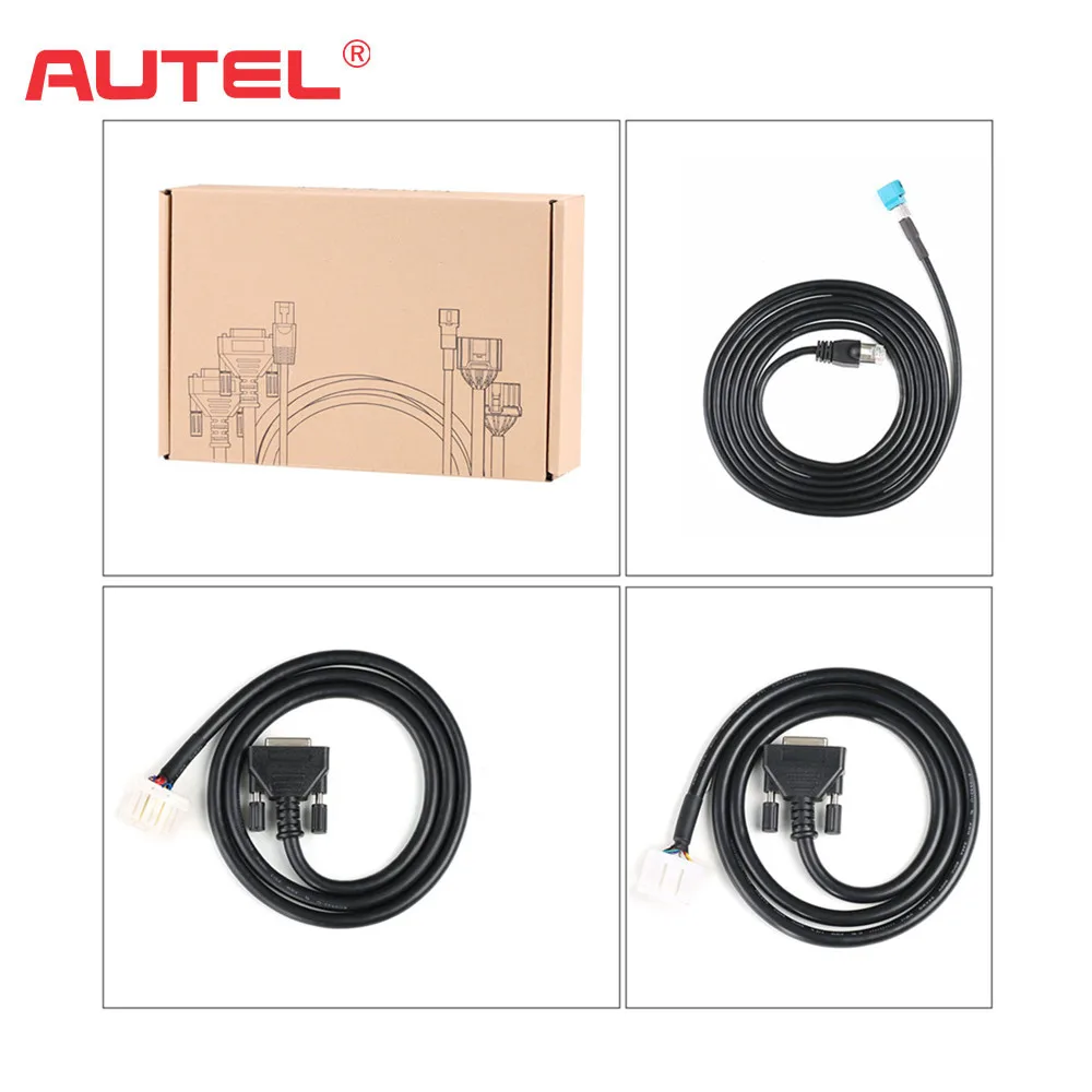 

Autel Cable Set/ Diagnostic Cables for Tesla S/X Vehicle Models Work with Autel MaxiSYS 909/919 Ultra Tablets