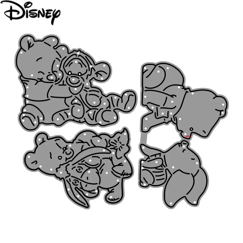 Металлические Вырубные штампы Baby Tigger and Pooh Disney фильм Винни-Пух Eeyore поросят