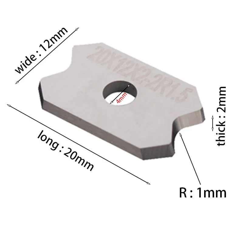 Скребки для кромкооблицовочного станка TCT 20*12*2 2R