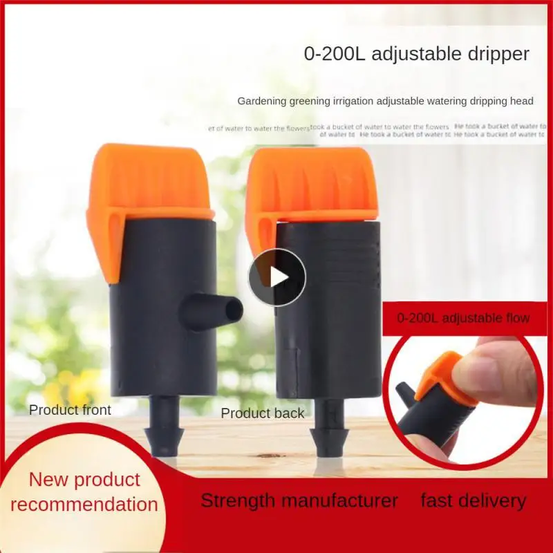 

Sprinkler System Mini Connector Adjustable Flow Rate Improve Resistance Performance Djustable Dropper Micro Flow Drip Practical