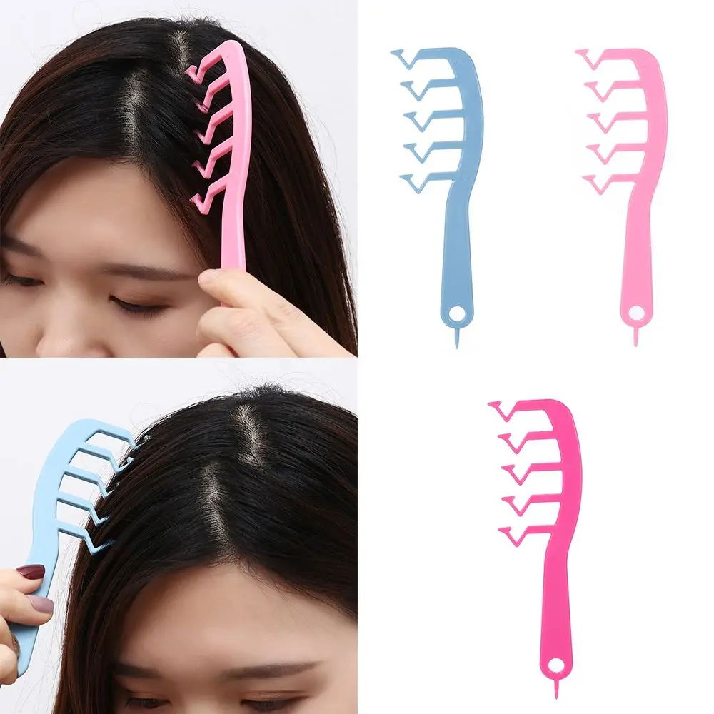 

Hairdressing Scalp Cover Salon Styling Tools Instant Hair Volumizer Hair Brush Z Shape Hair Fluffy Comb Hair Slit