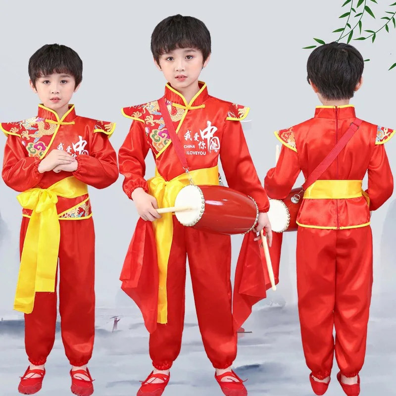 Детские костюмы в китайском стиле праздничная церемония открытия для