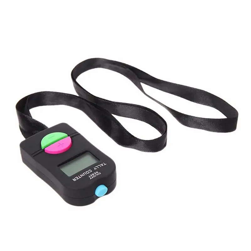 

Digital Hand Tally Counter Electronic Add Or Subtract Manual Clicker For Ball Sports Swimming Running Personnel Counting
