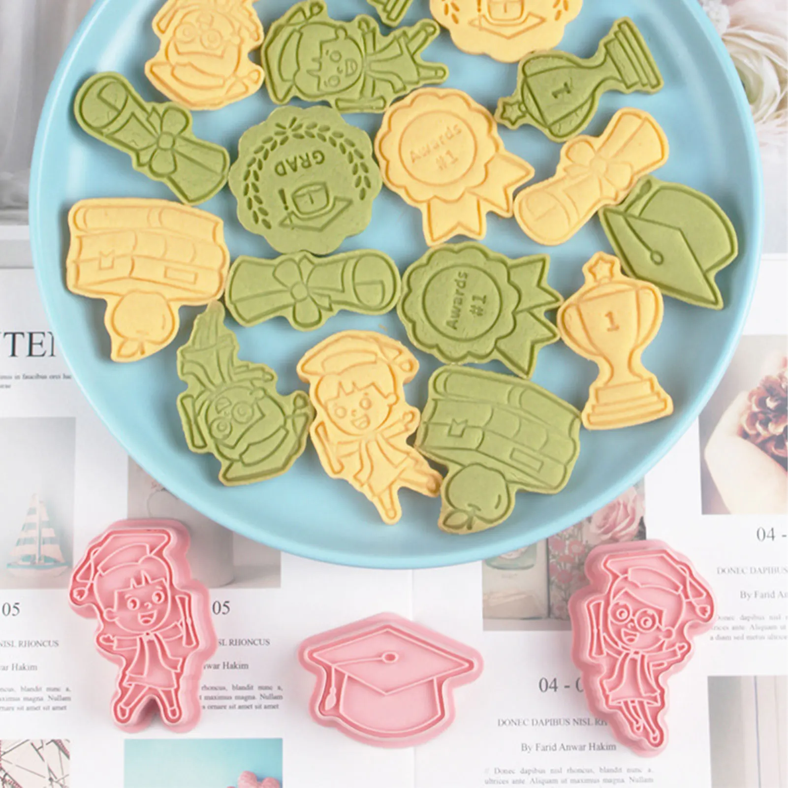 

2022 Graduation Cookie Cutters Set Graduation Cookie Cutters Shapes Handmade Fondant Molds With Graduation Cap Diploma Gown