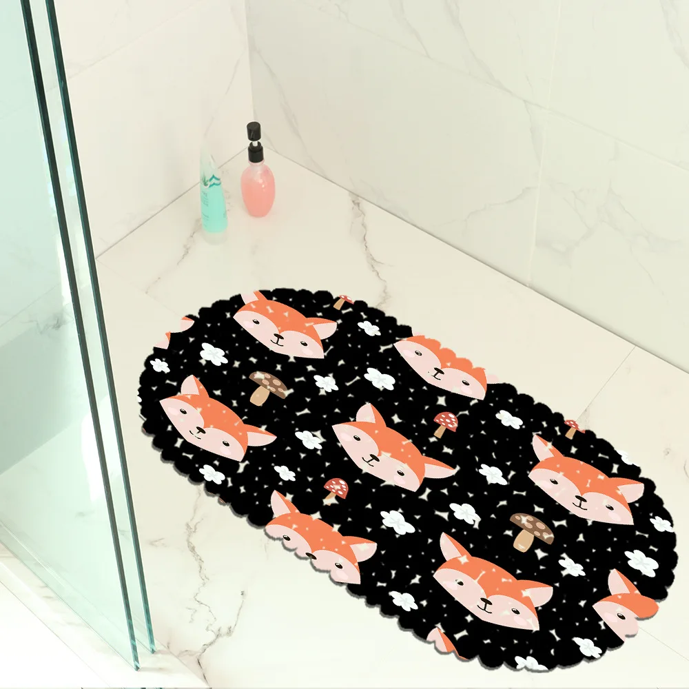 

Cartoon Animal Array Pattern Bathroom Decor Mat Non-slip Entrance Door Mats Bath Standing Rug Dropshipping Center Badmat