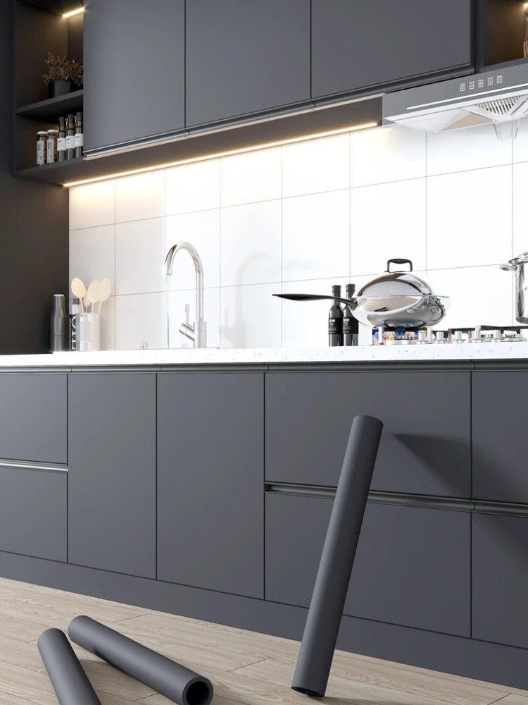 

Kitchen Furniture Stickers Oil Proof Waterproof Self Adhesive Panel Pvc Wall Stickers Aesthetic Autocollant Mural Home Decor 6