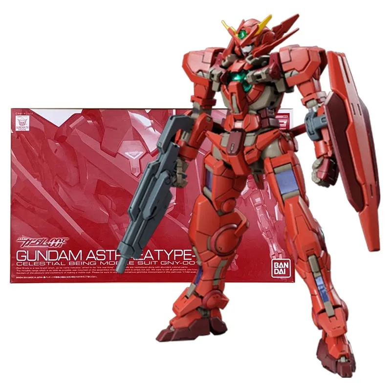 Фигурка Bandai, модель Gundam, Комплект аниме-фигурок PB RG 1/144 GNY-001F Astraea Type-F, мобильный костюм Gunpla, экшн-фигурки, игрушки для мальчиков