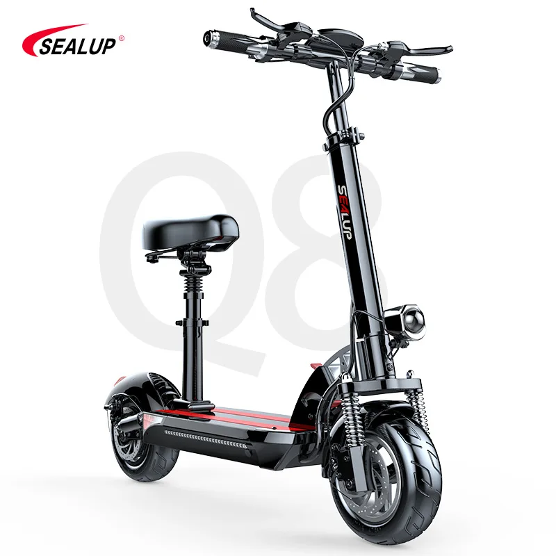 Складной электрический скутер высокой мощности с аккумулятором 120 км для