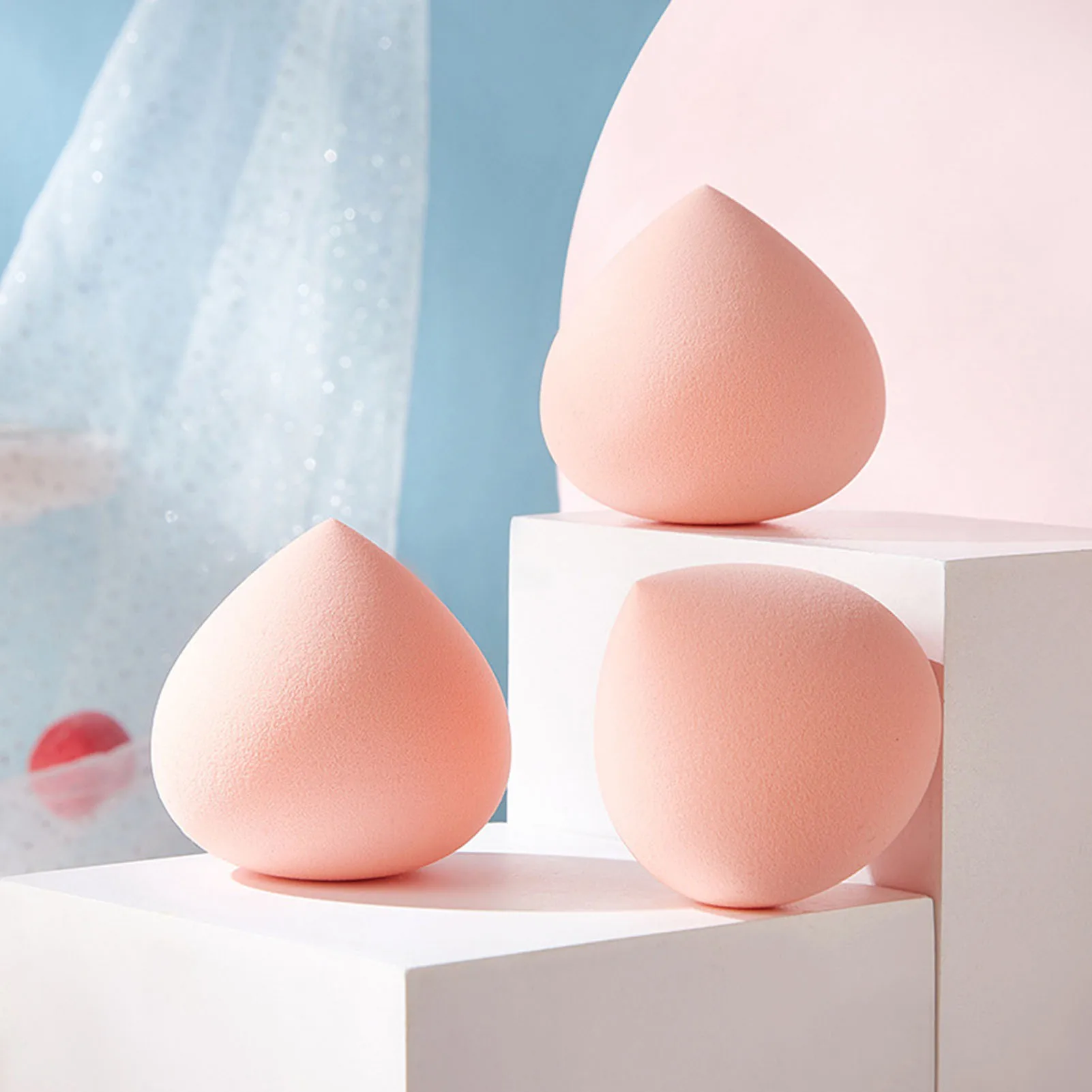 

Super Soft Makeup Egg With Star Ball Professional Face Makeup Tool For Women Girl Multifunction Facial-Foundation Puff косметика