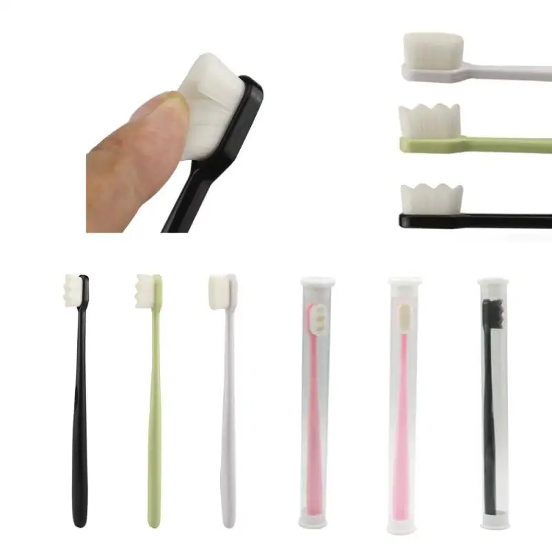 

Ultra-fine Soft Toothbrush Million Nano Bristle Adult Tooth Brush Teeth Deep Cleaning Portable Travel Oral Care Tools Brushing