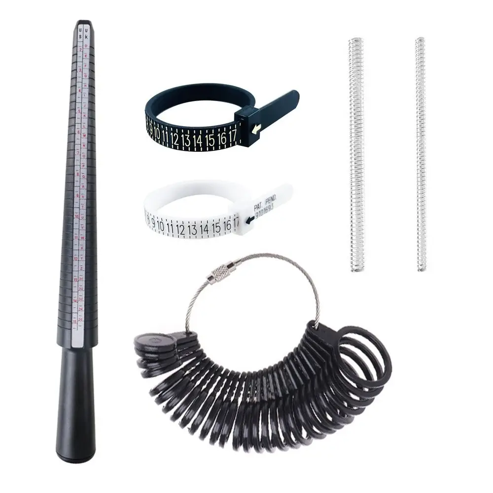 

EU UK Sizing Set Gauge Stick Sizer Kit Make Rings Measure Ring Measurement Tools Ring Measuring Kit Ring Finger Sizer