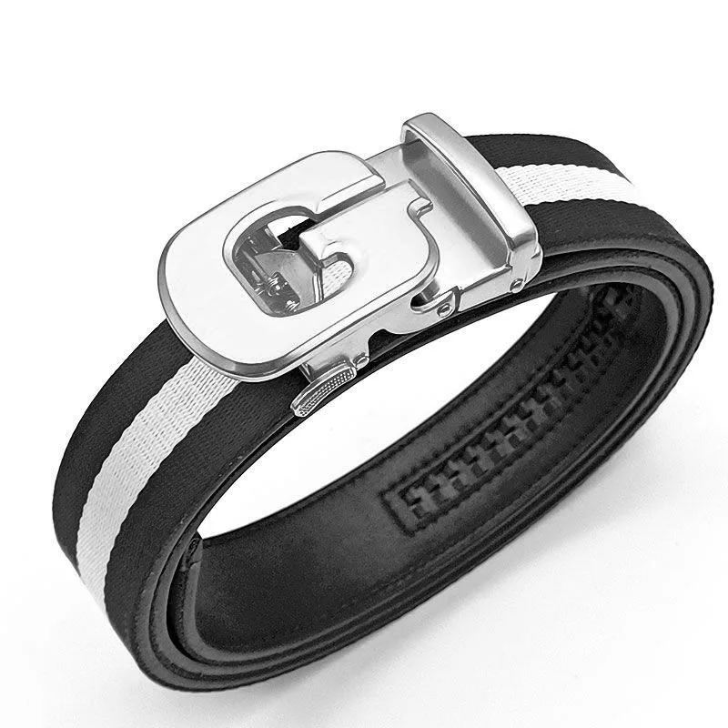 Ремень мужской с металлической пряжкой дизайнерский Повседневный широкий пояс