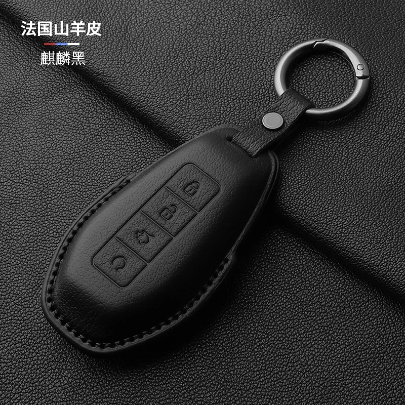 

Кожаный чехол для ключей «все включено» для DENZA N9 Z9 GT Мужской и женский автомобильный пульт дистанционного управления, защитный чехол