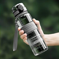 5001000ml water bottles bpa free shaker outdoor sport tour drink bottle portable leakproof ecofriendly plastic fruit tea bottle