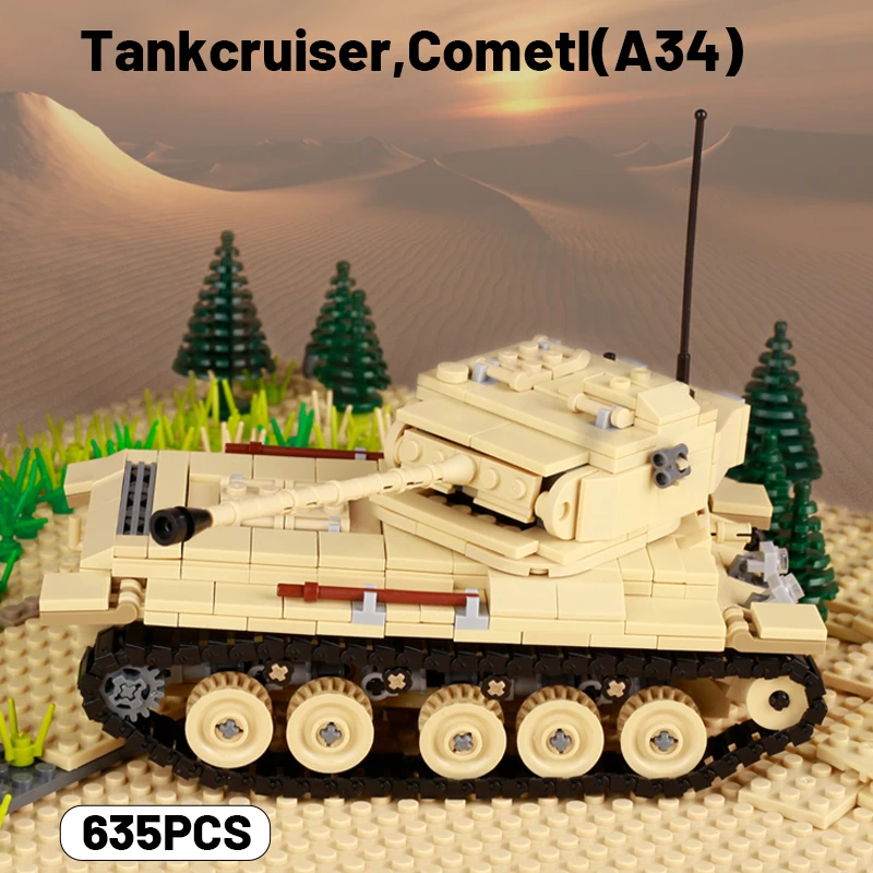 WW2 Североафриканская военная немецкая танковая тигровая фигурка солдата