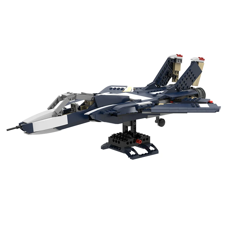 Конструктор MOC Fighter Pilot строительные блоки кирпичи коты истребитель