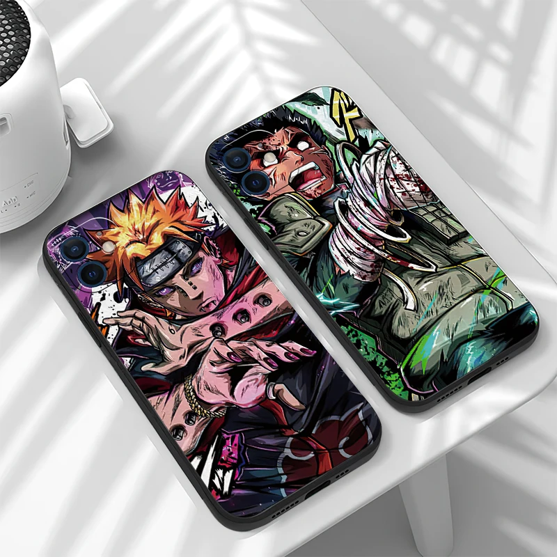 

Naruto Japan Anime Funda Phone Case For iPhone 11 13 12 Pro Max 12 13 Mini X XR XS MAX SE 2020 7 8 6s Plus Celular Coque Soft