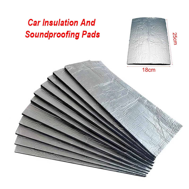

1/5/10 силовых 5-миллиметровых автомобильных изоляционных и звукоизоляционных подушечек, повышающих теплоизоляцию и шумоподавляющих эффект автомобильных коробок, грузовиков