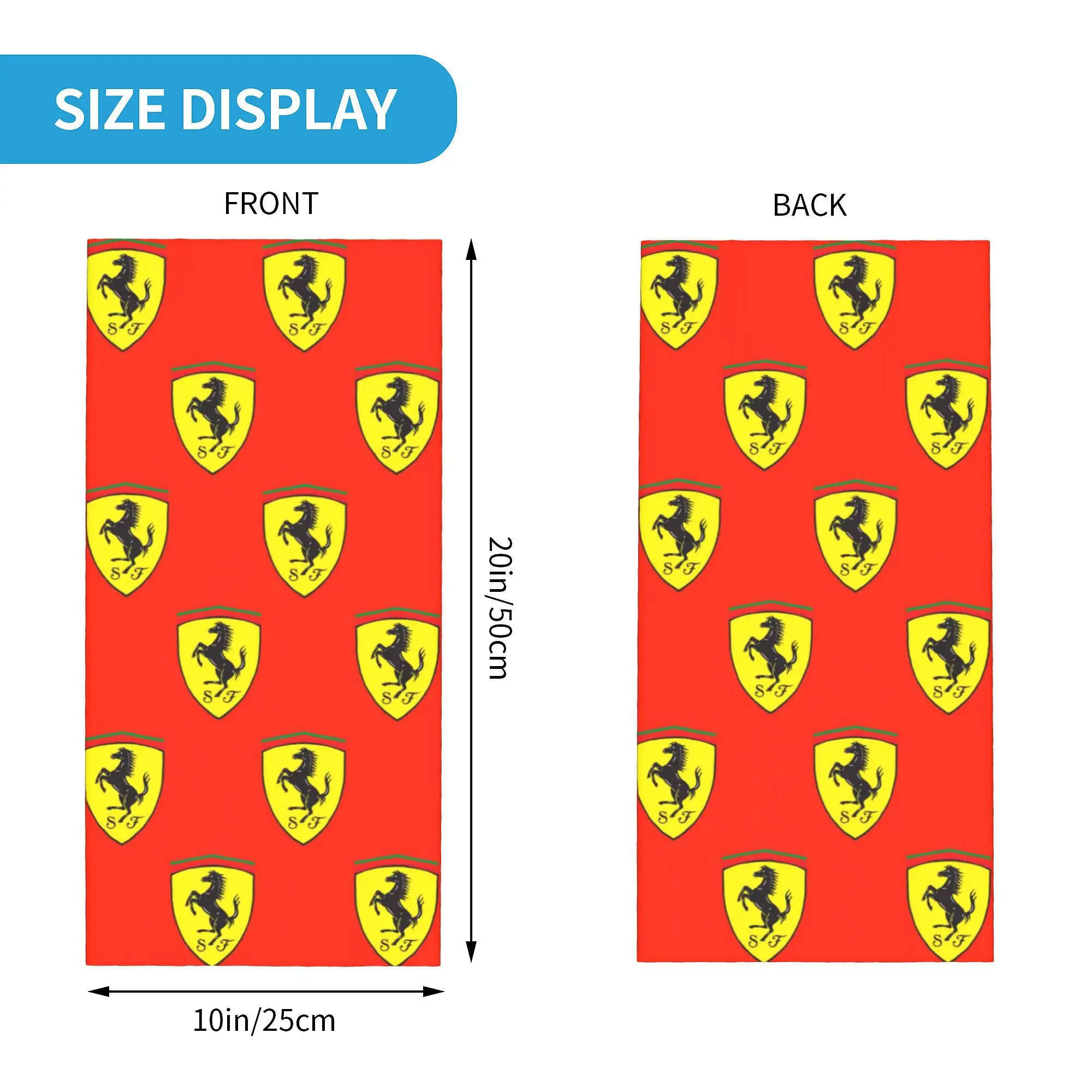 Пользовательские спортивные автомобильные агентства бандана гетры защита от