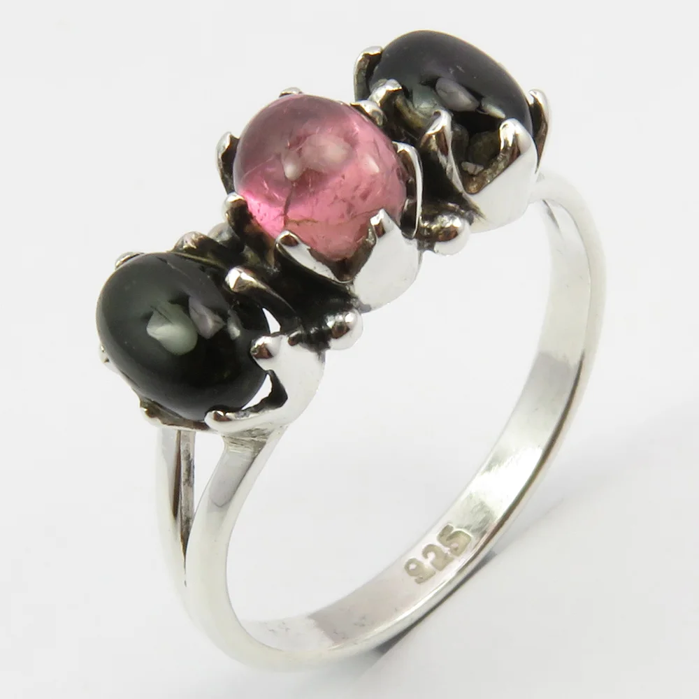 

Semi-precious Stone Ring Size Face Width 7mm
