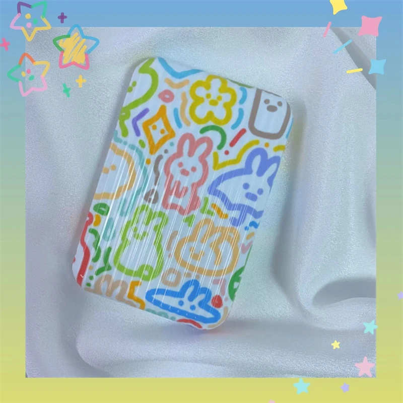 

Colored Animals Suitable For Apple Iphone Magsafe External Battery Protection Case Magnetic Absorption Cute Cartoon Fashion