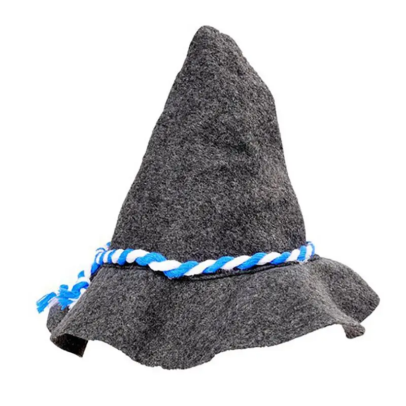 

German Hats Oktoberfest Felt Hat Bavarian Caps For Masquerade Carnival Costume Party Halloween Carnival Masquerade Accessories