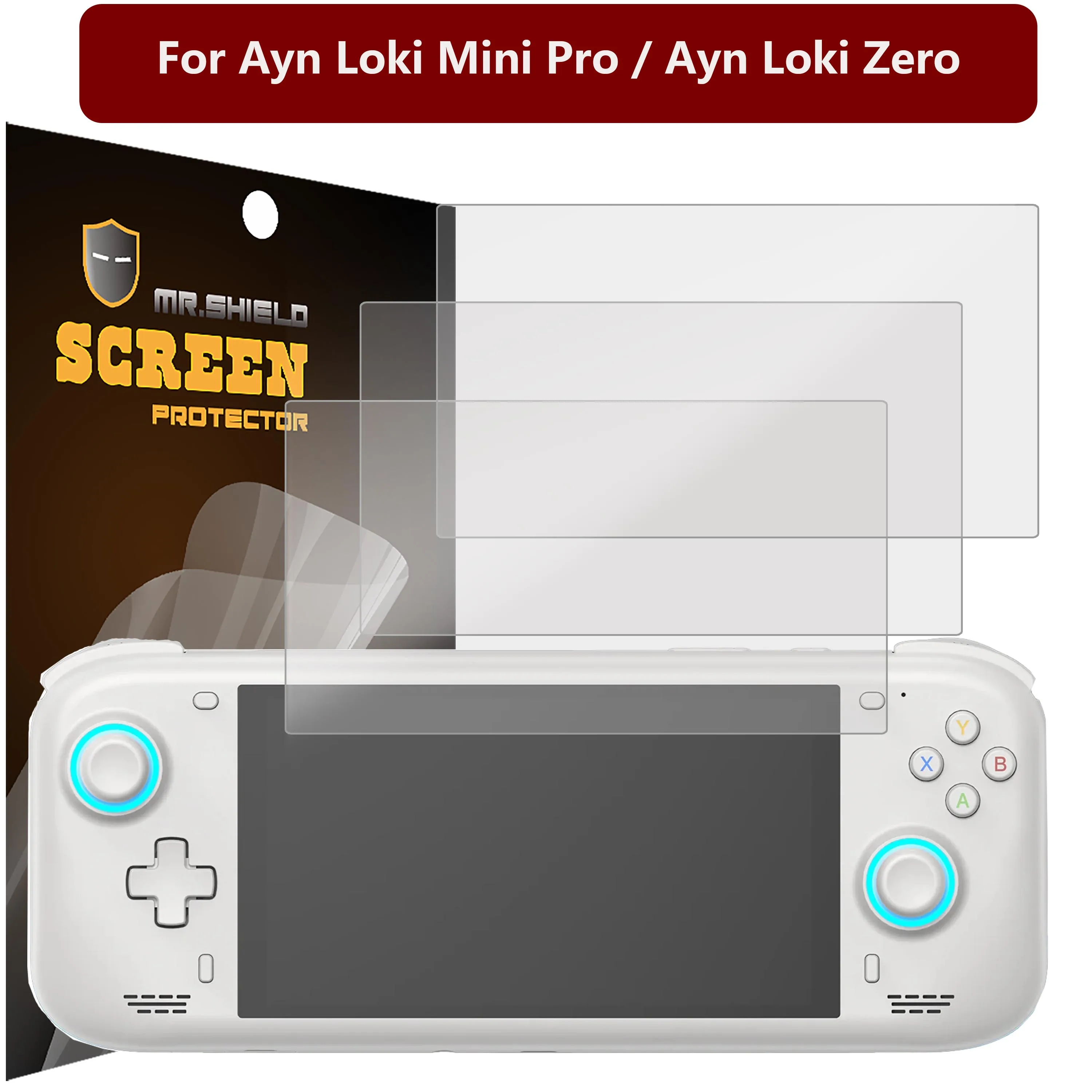 

Mr.Shield [3-Pack] Screen Protector For Ayn Loki Mini Pro/Ayn Loki Zero Anti-Glare [Matte] Screen Protector (PET Material)