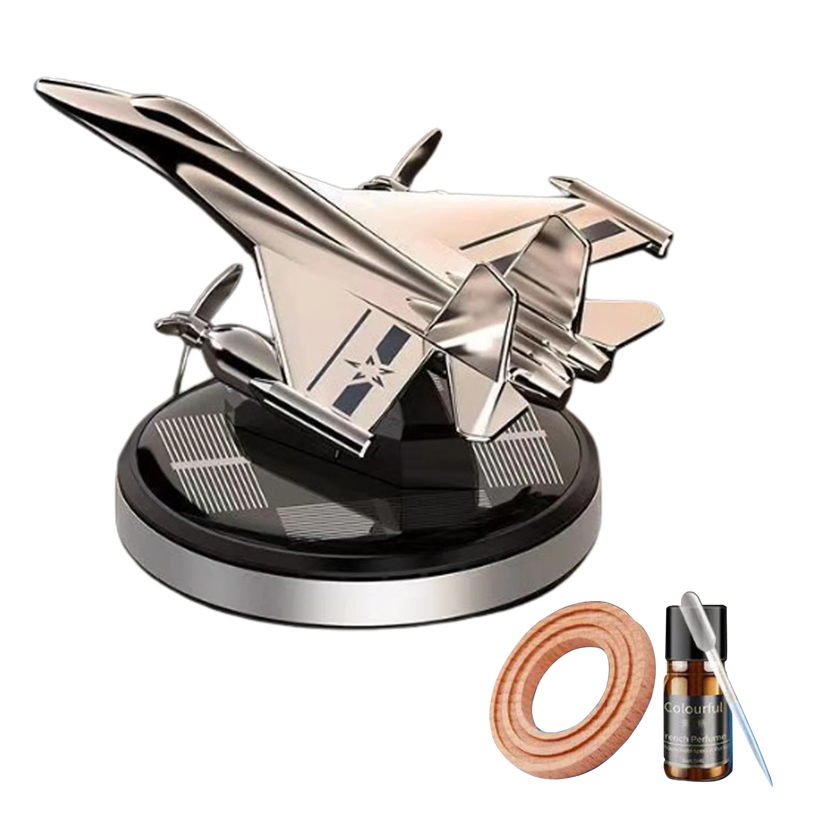 

Car Air Fresheners Solar Power Car Diffuser Car Scents Car Essential Oil Diffuser Long-Lasting Fragrant Relieve Stress&Keep