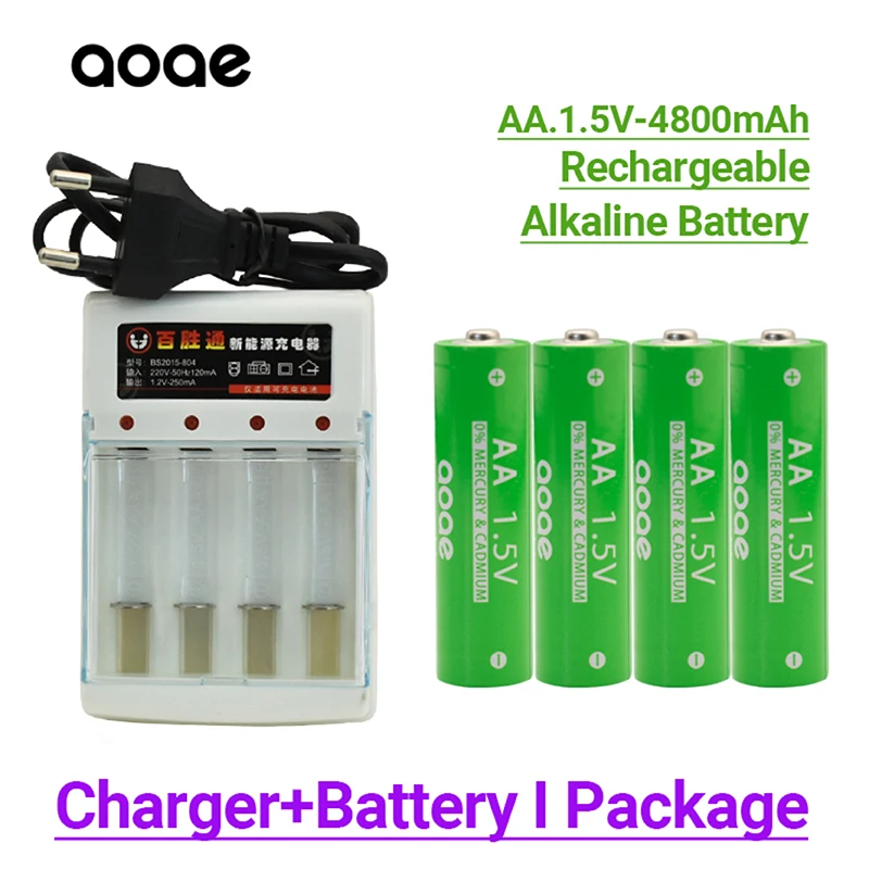 

rechargeable battery aa 4800mAh1.5V aa battery suitable for toy remote controls and more pilha recarregavel aa pilas recargables