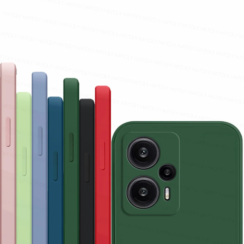 

Чехол для Xiaomi Poco F5 5G, чехол для Xiaomi Poco F3 F4 F5 Pro, оригинальные чехлы, противоударный чехол из жидкого силикона и ТПУ, задняя крышка для телефона