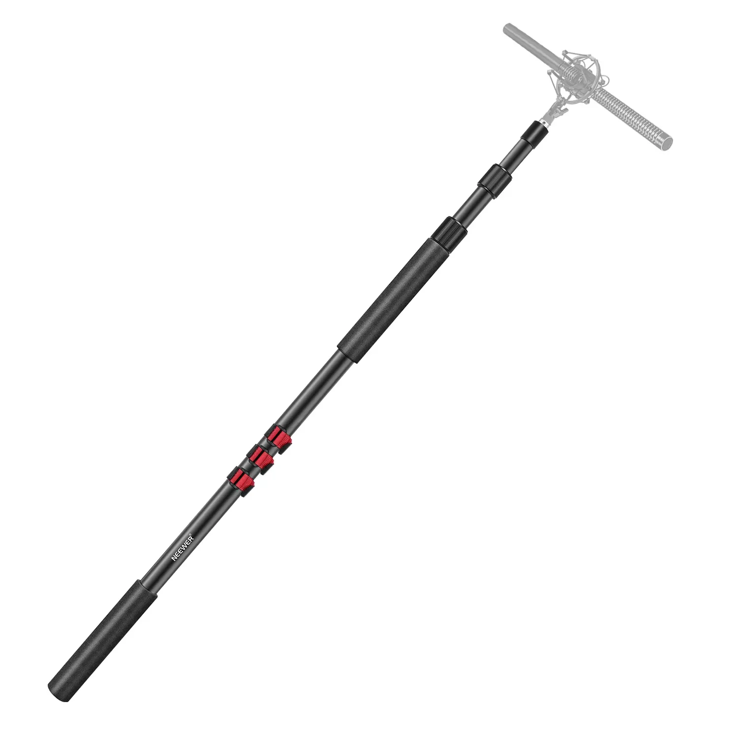 

NEW NEW Neewer NW-7000 Microphone Boom Arm, 3-Section Extendable Handheld Mic Arm with 1/4" to 3/8" Threads,3ft to 8ft