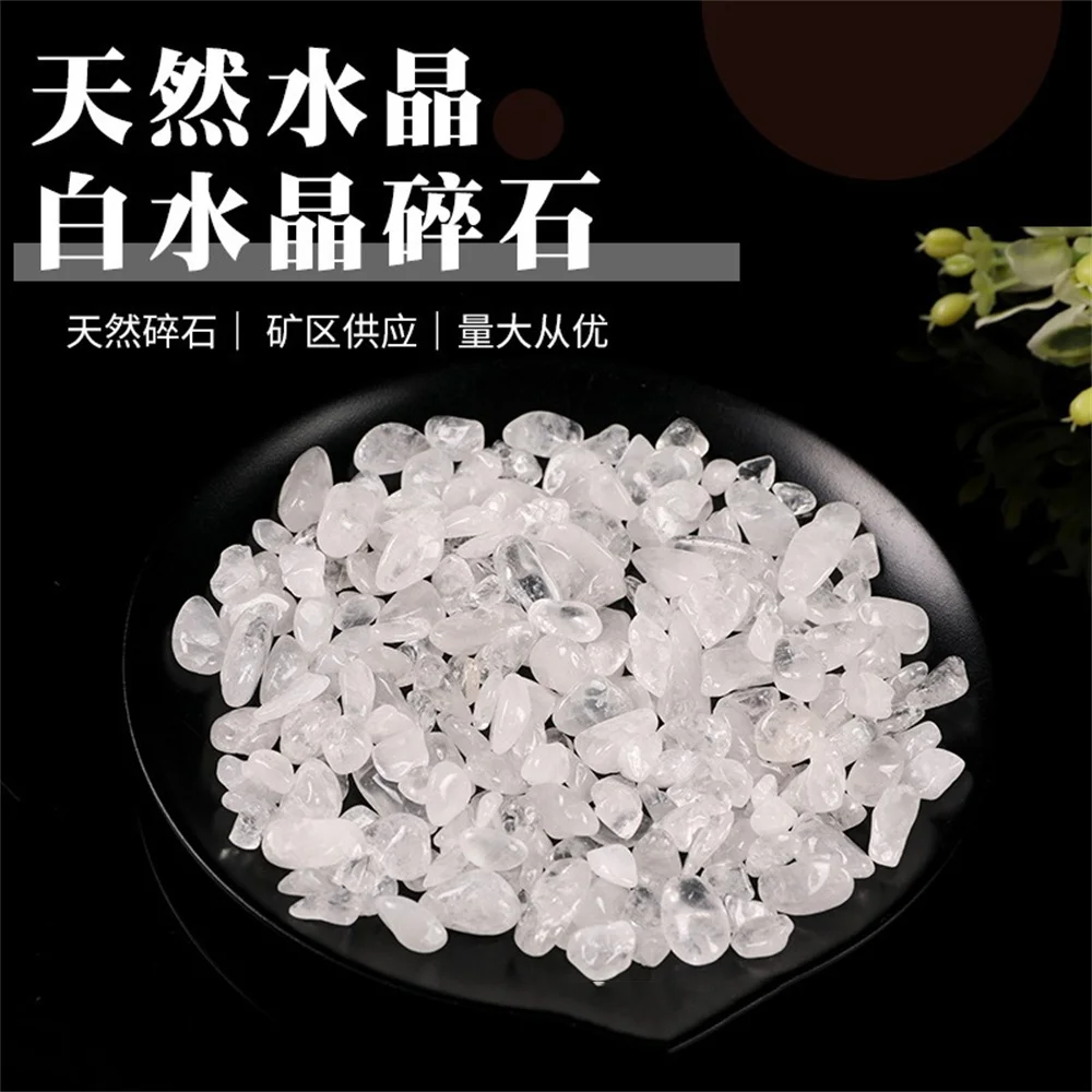 

Wholesale Natural Crystal White Stone Quartz Points Gravel Chakra Healing Reiki Quartz Crystals Natural Stones