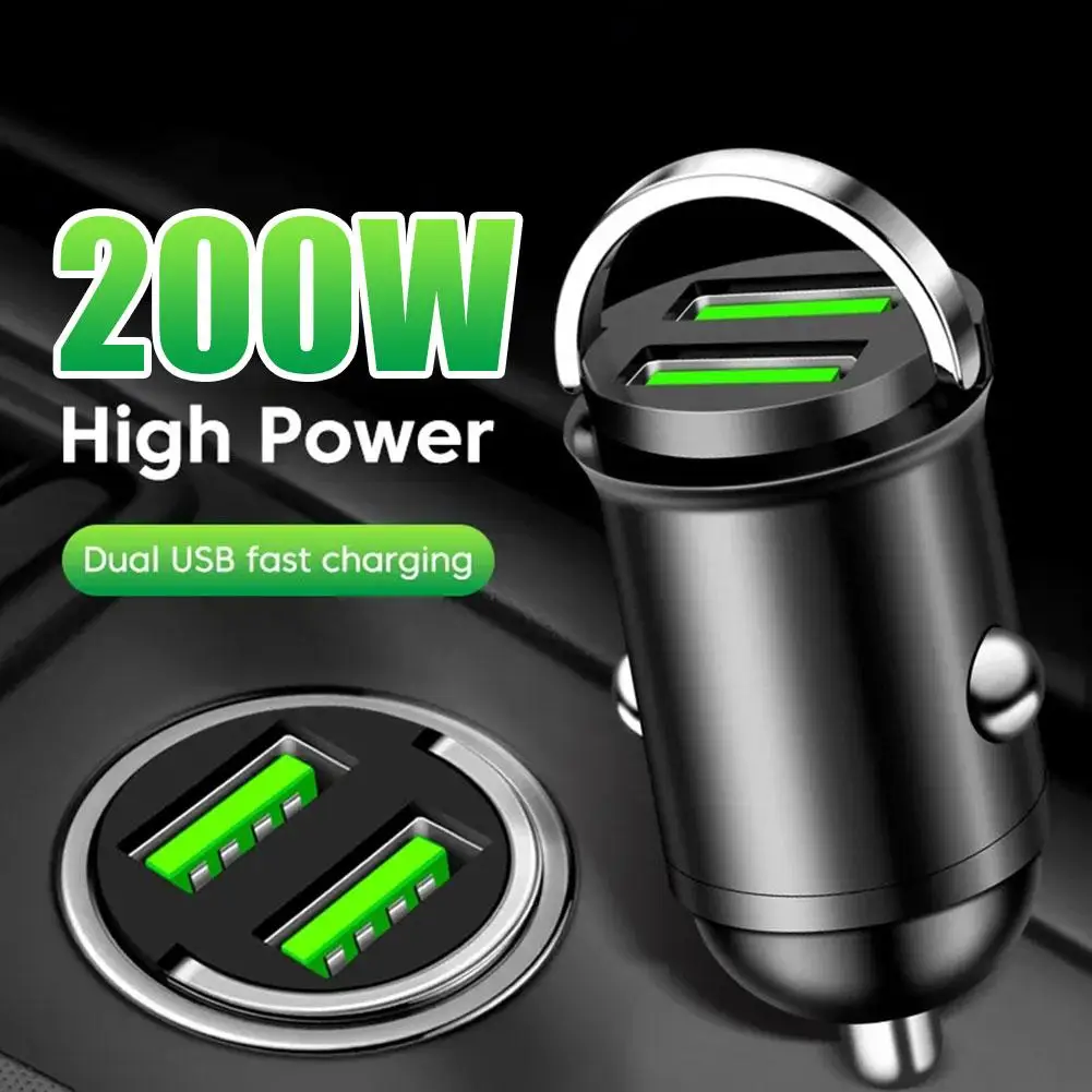 

Olaf Pull Ring 200w Pd+ Fast Charging Mini Car Charger Ports Car Dual Phone Charger Charger Adapter Usb Lighter Mini Car J6m5