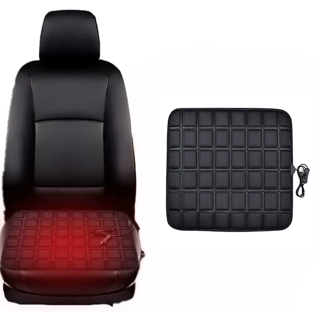 

Автомобильная подушка с подогревом, регулируемая универсальная подушка с USB для переднего и заднего сиденья автомобиля, грузовика, несколь...