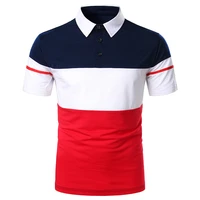 men polo shirt short sleeve polo shirt stripe polo summer streetwear casual fashion men tops 3d digital printing t shirt