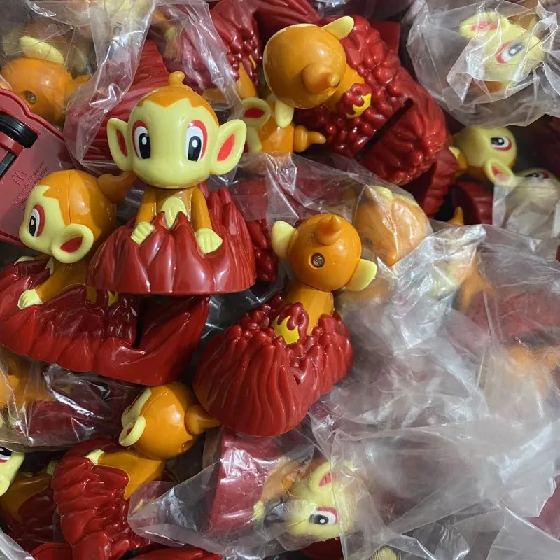 McDonalds Pokémon Fire Monkey Колесница игрушкиВоенные фигурки героев Детские игрушки ручной