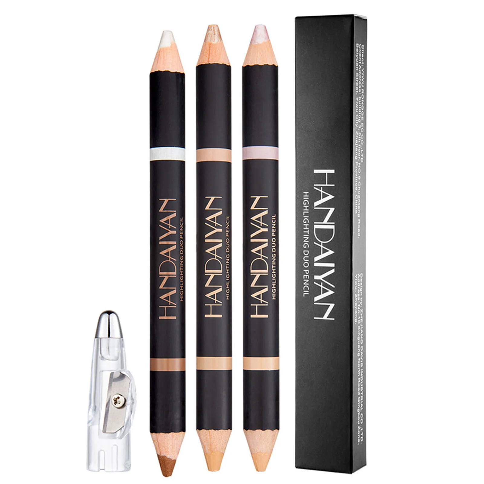 

2 In 1 Contours Stick Multi Effect Highlighter Makeup Creamy Matte Brow Shaper Definer Shimmer For Highlighting Inner Corner