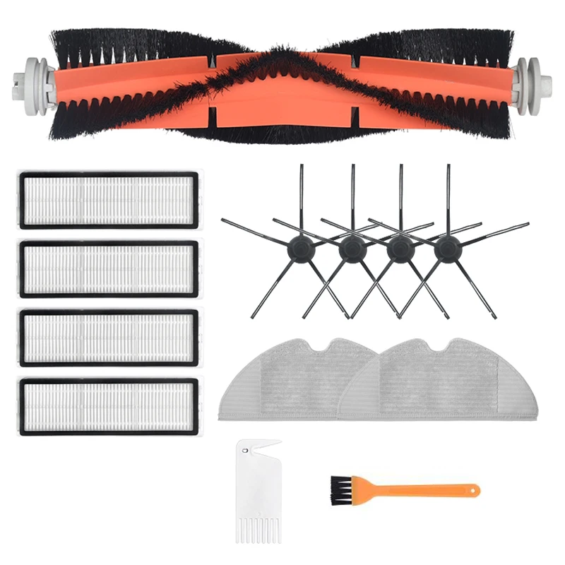 

Washable Vacuum Cleaner Accessories For Xiaomi Dreame F9 Or 1C Robot Vacuum Mop Cloth Roller Side Brush Hepa Filter Set