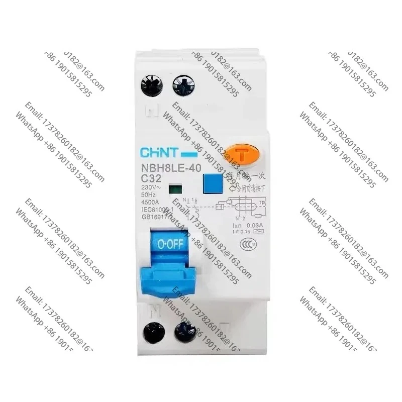Фото CHINT Прерыватель fuga NBH8LE-40 1P+N Tipo C 6A 20A 25A 32A 40A RCBO №1