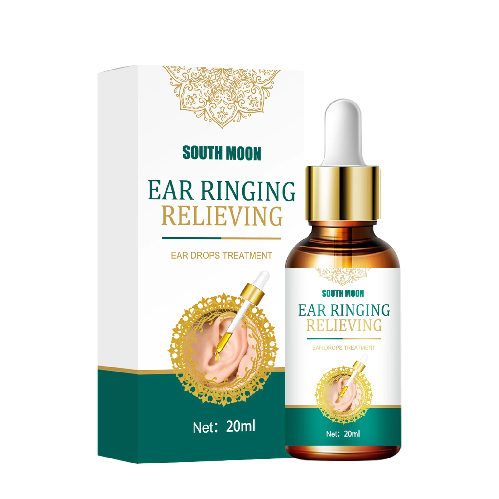 

Tinnitus Ear Drops Gentle Ear Cleaner Ear Infection Treatment Cleansing Solution Ear Health Care For Adults 20ml