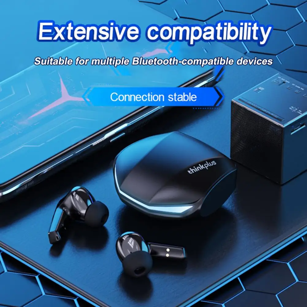 

Lenovo GM2 Pro Wireless Earphone Intelligent Noise Reduction Dual Modes Bluetooth-compatible5.3 Gaming Wireless Earbud for Runni