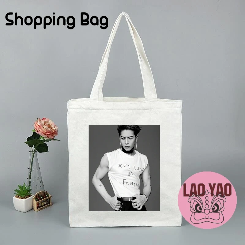 Сумка для шоппинга в подарок на день рождения Pop Singer сумки-шопперы женщин Wang