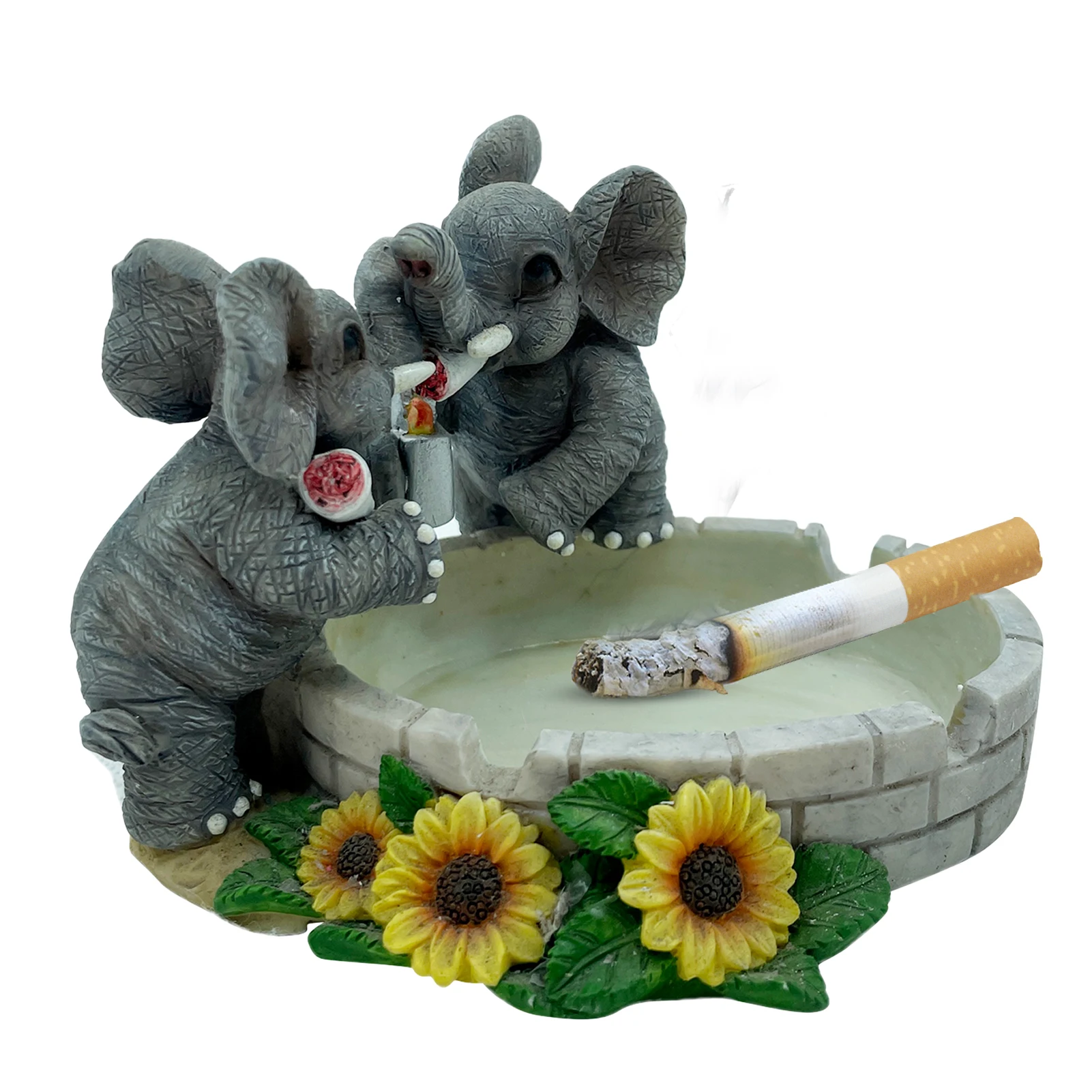 

Elephant Ashtrays For Cigarettes Outdoor Indoor Outdoor Ash Holder Catcher Ash Holder Art Craft For Cigarettes Outdoor Dessert