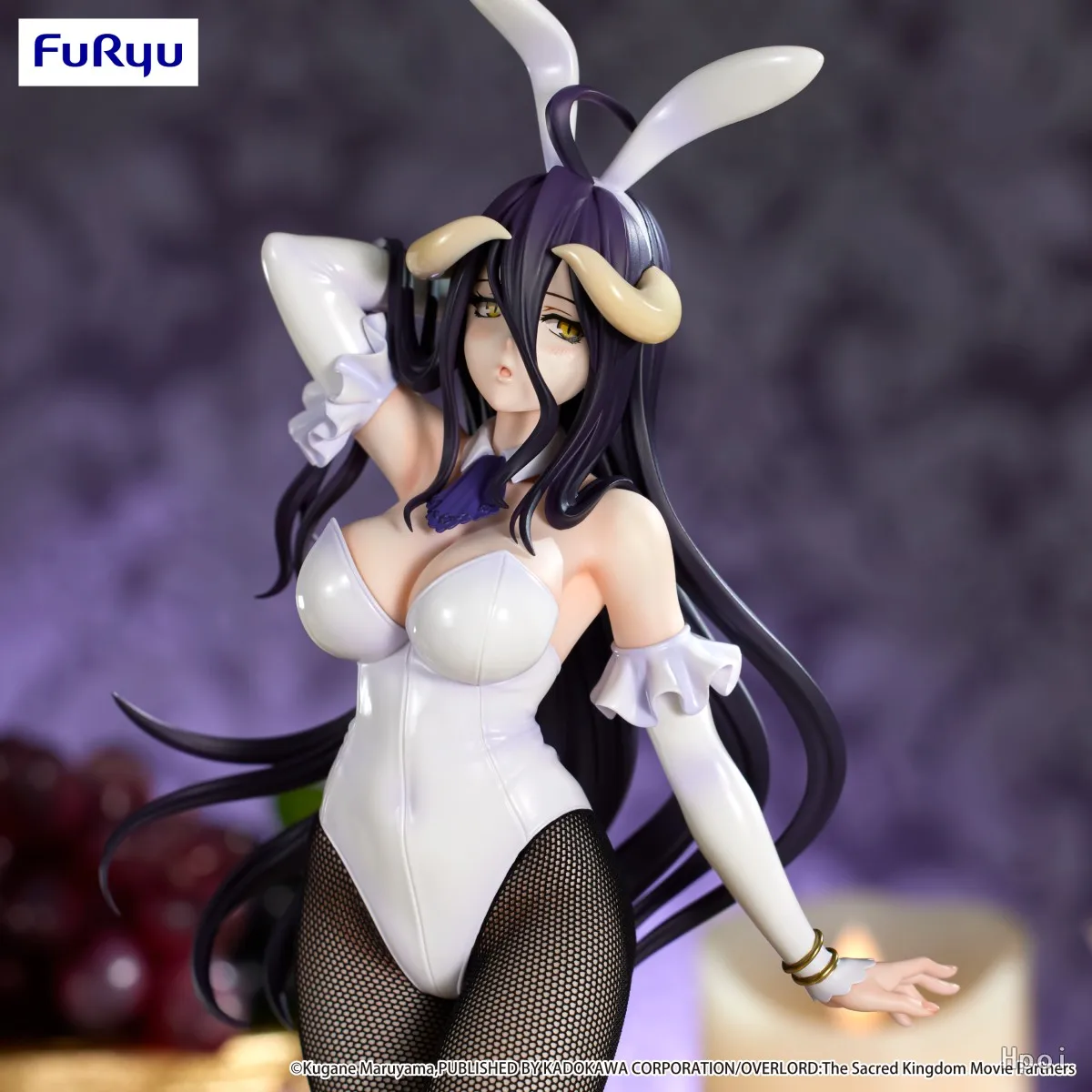 Фото Оригинальная фигурка FuRyu Anime Overlord Albedo BiCute Bunnies, 30 см, аниме-модель, игрушка, подарок, в наличии №3