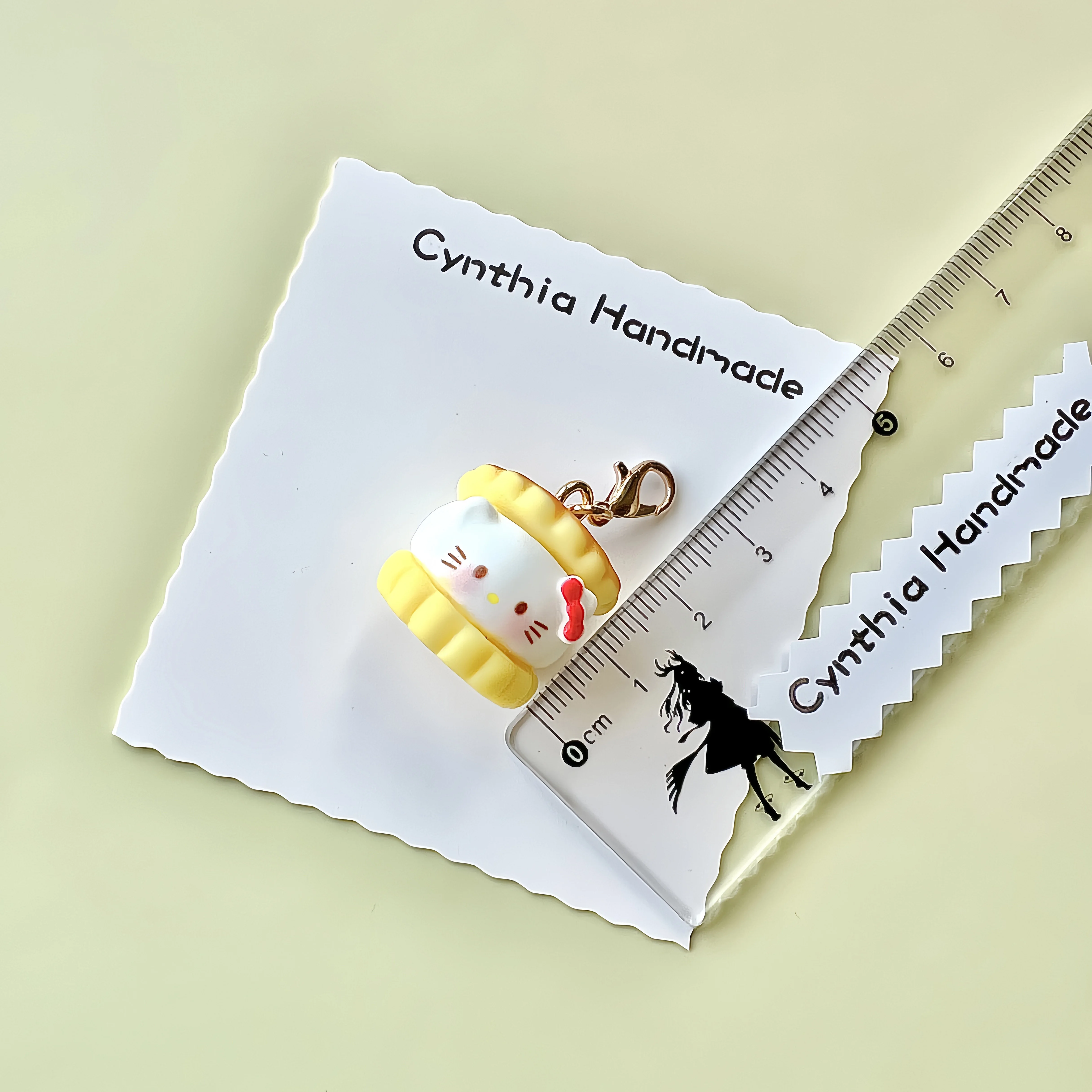 Торт Минифуд Очаровательный Брелок Подвеска Ручной Работы Мультфильм Ремешок