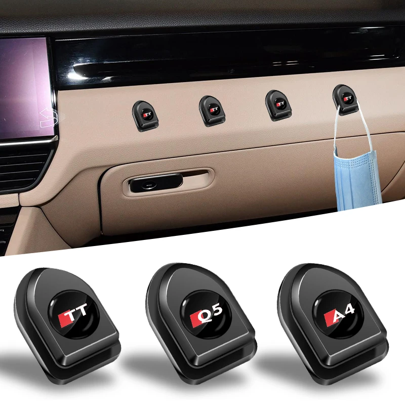 

Car Mini Hook Seat Back Key Hook USB Hook Car Styling For Audi Q7 TT A1 A3 A4 A5 A6 A7 A8 Q3 Q5 S3 S4 S5 S8 Sports Sline Avant