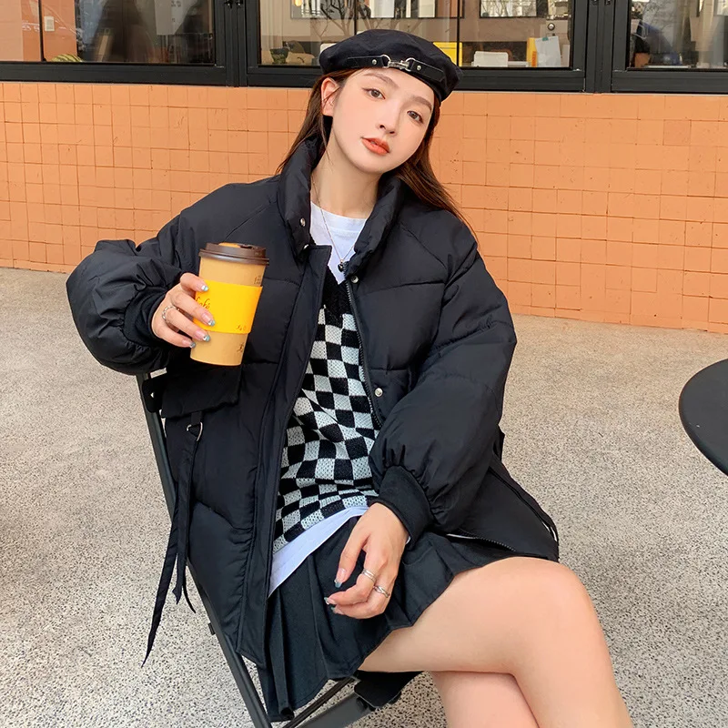 New Winter Coat for Women Coats Parkas Jackets Hooded Cotton Padded Jacket Korean Fashion Warm Cheap Thickened Bread Jacket