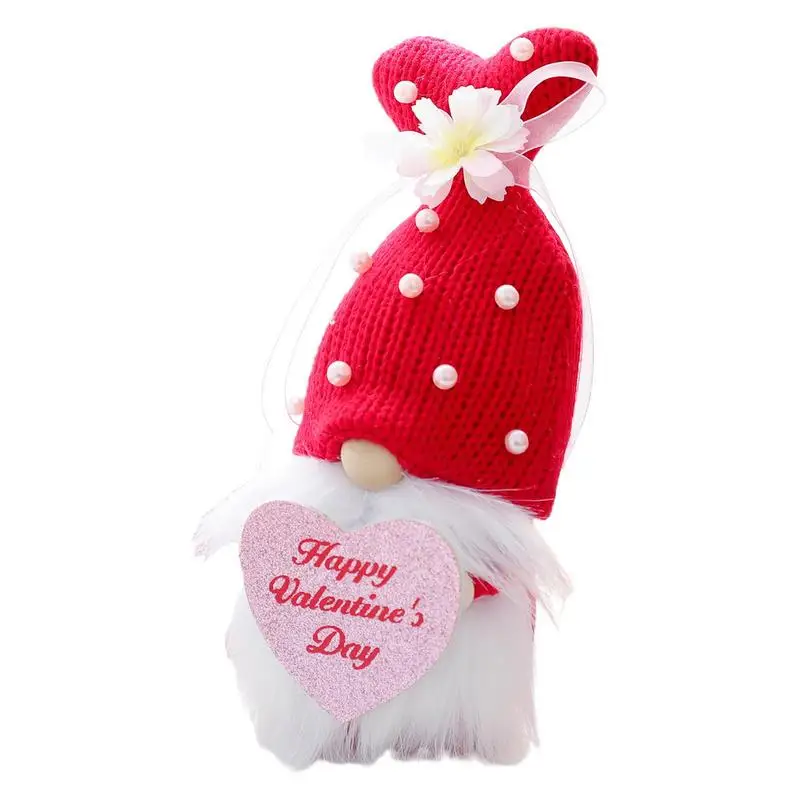 

Valentine's Day Gnomes Swedish Gnomes Plush Elf Scandinavian Tomte Swedish Tomte Dwarf Figurines Table Gnomes Decor For Holiday