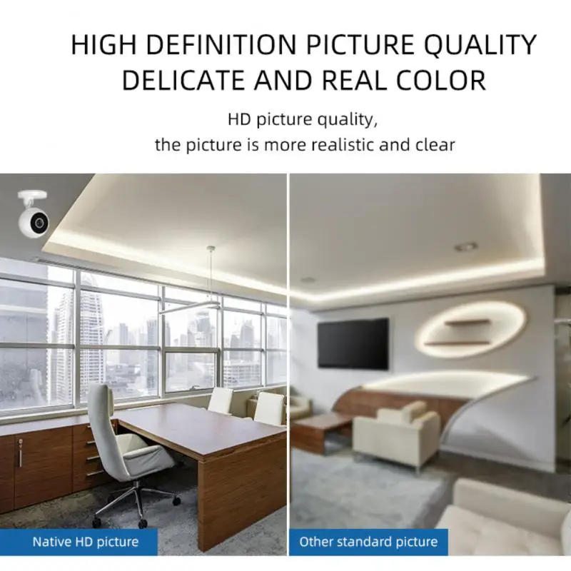 

1~5PCS New Intelligent Camera Degree Rotation Two-way Voice Motion Detection Technology Wifi Intelligent Infrared HD Wireless