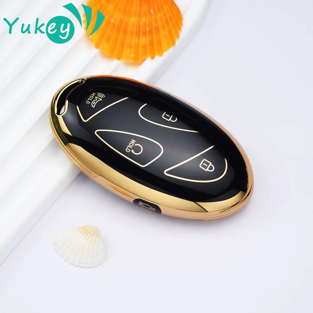 

5 7 Key Bottons TPU Car Key Case for Hyundai Ionic 6 Grandeur GN7 Kona Ev 2023 Car Smart Romote Key Fob Cover Keychain